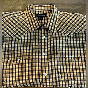 Panhandle Slim Pearl Snap Long Sleeve‎ Size XL